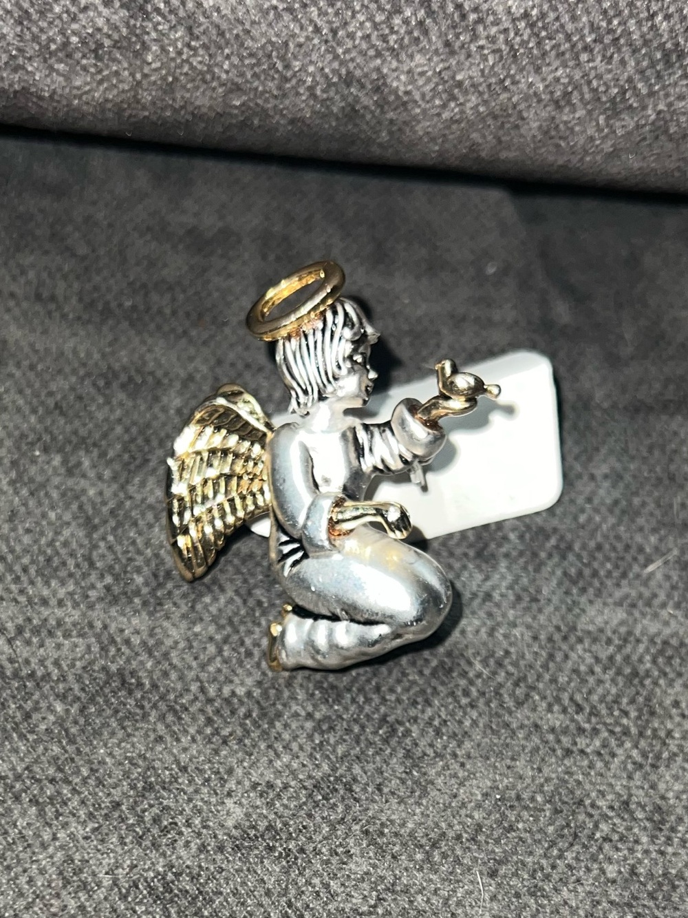 Angel Figurine Accent - Silver and Gold Home Accent